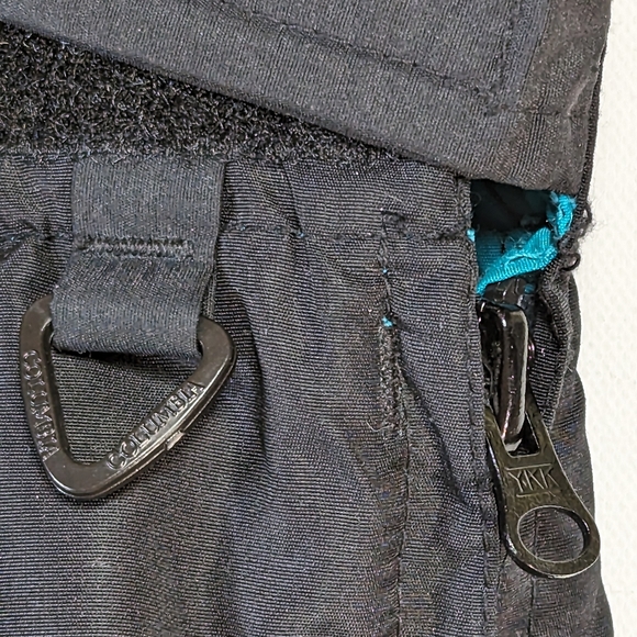 Mens Columbia Sportswear Snow Ski Pants Size XL Black F3 SM 8420 Zipper Legs - Picture 2 of 9